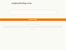 Tablet Screenshot of anightatthedogs.com